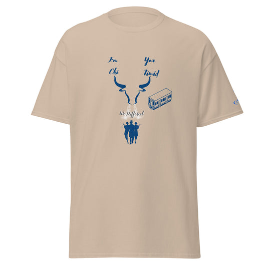 Men's classic tee Chi type blue