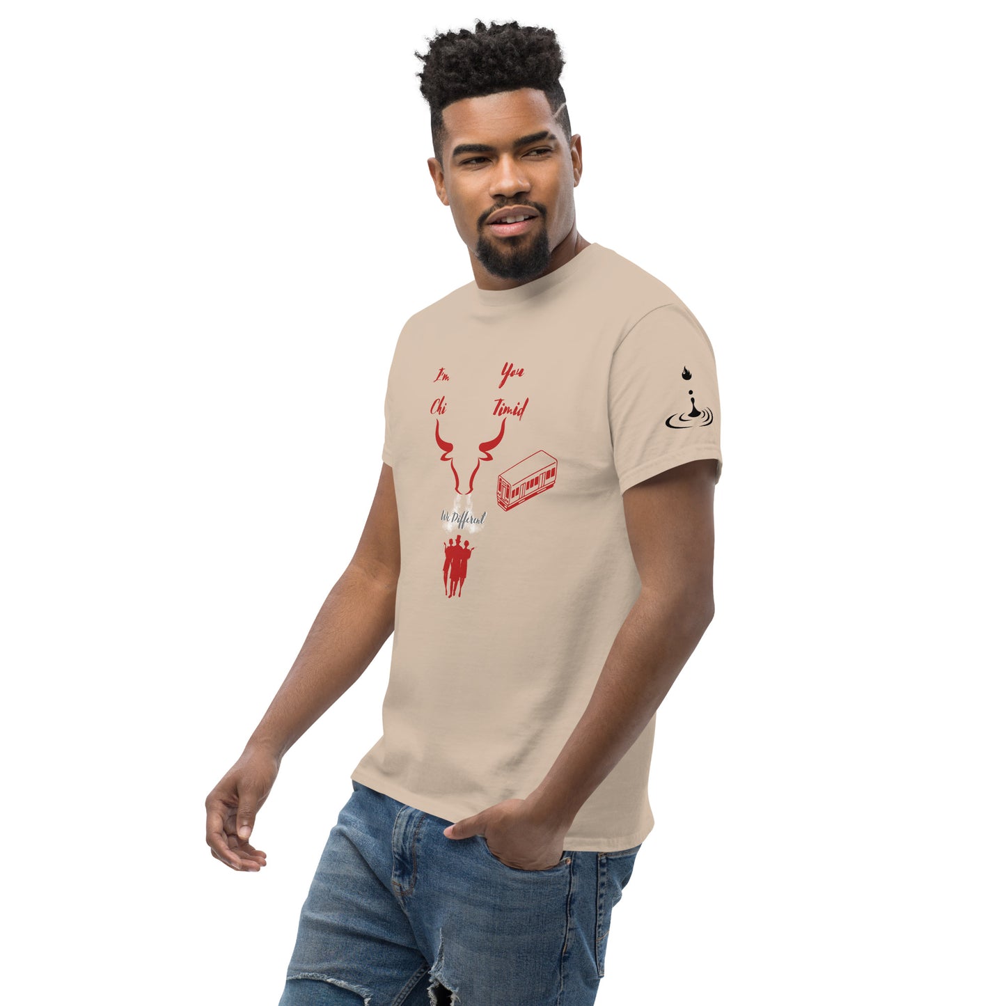 Men's classic tee Chi red