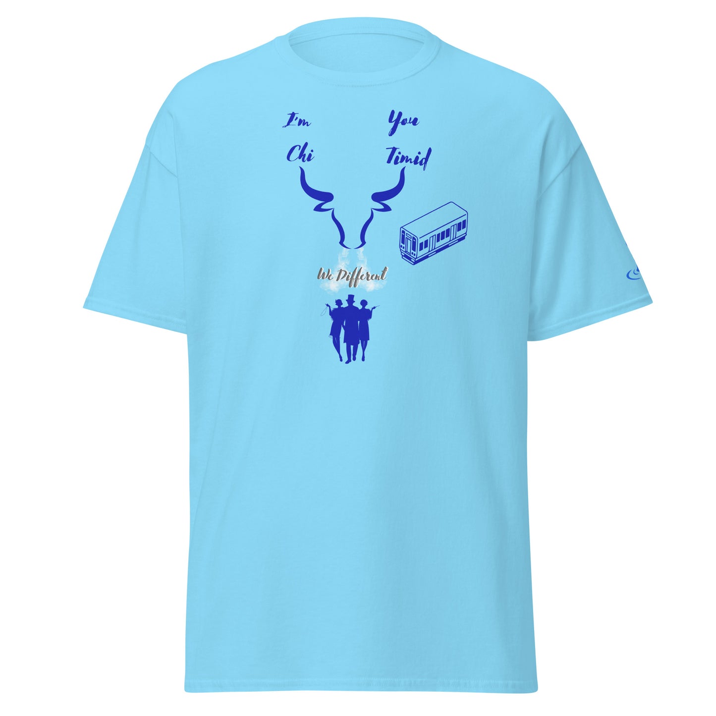 Men's classic tee Chi blue