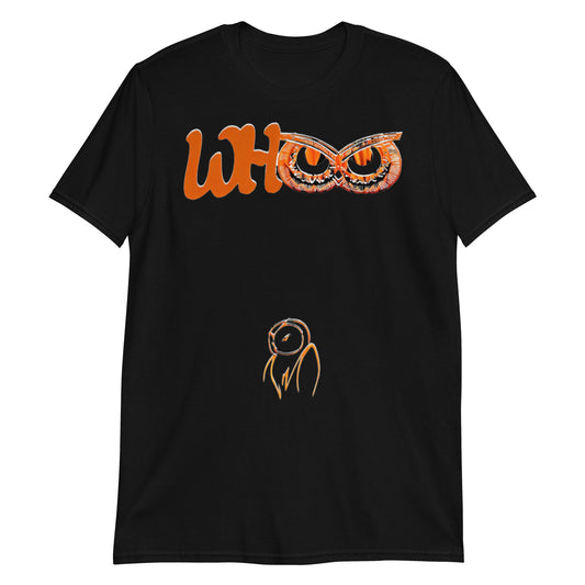 Short-Sleeve Unisex T-Shirt WHoo Pumpkin 1 Halloween