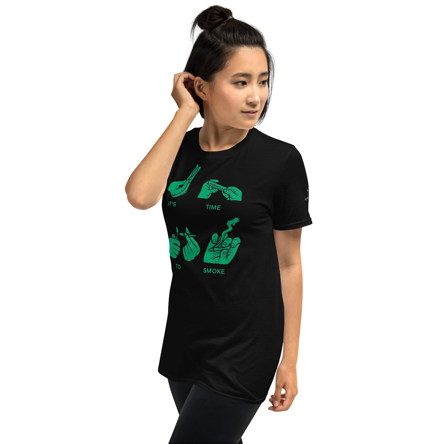 Short-Sleeve Unisex T-Shirt It's about that time solid green