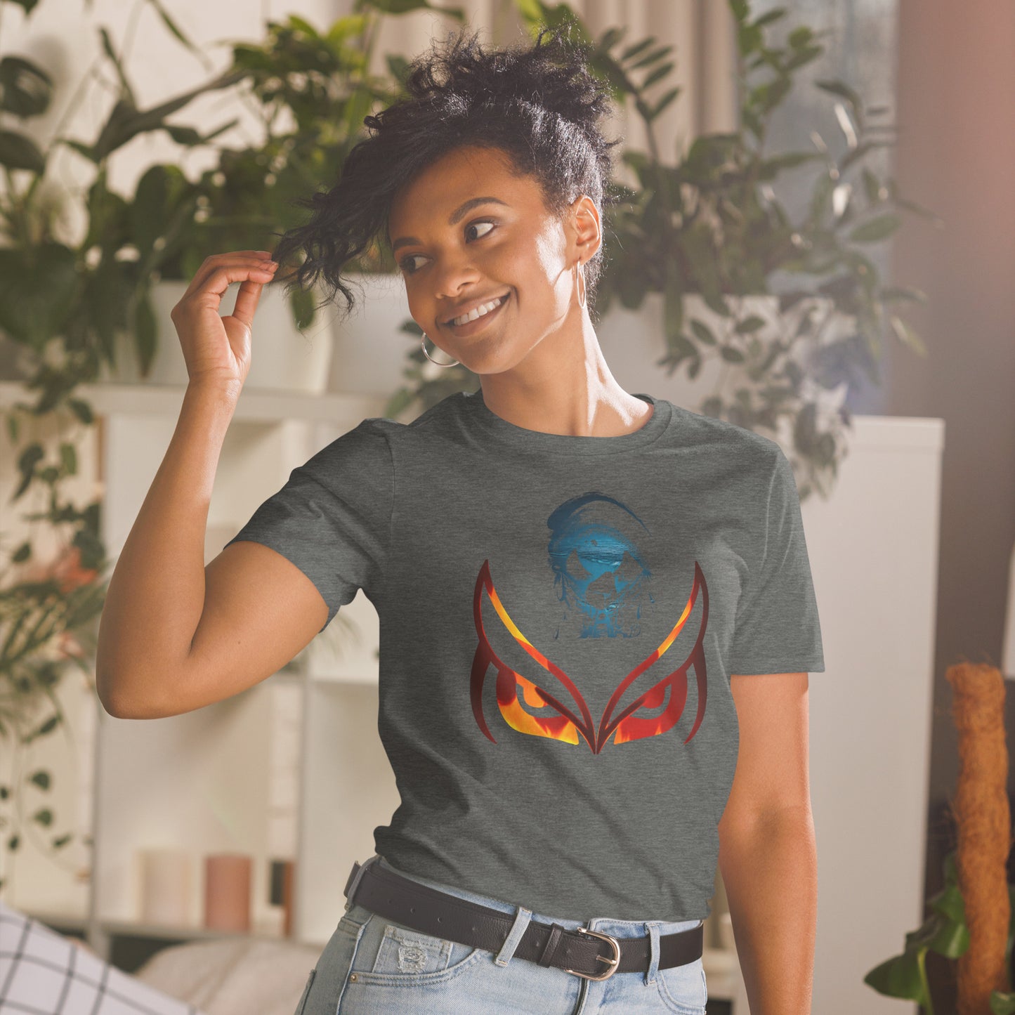 3rd eye Whoo Fire and Water Short-Sleeve Unisex T-Shirt