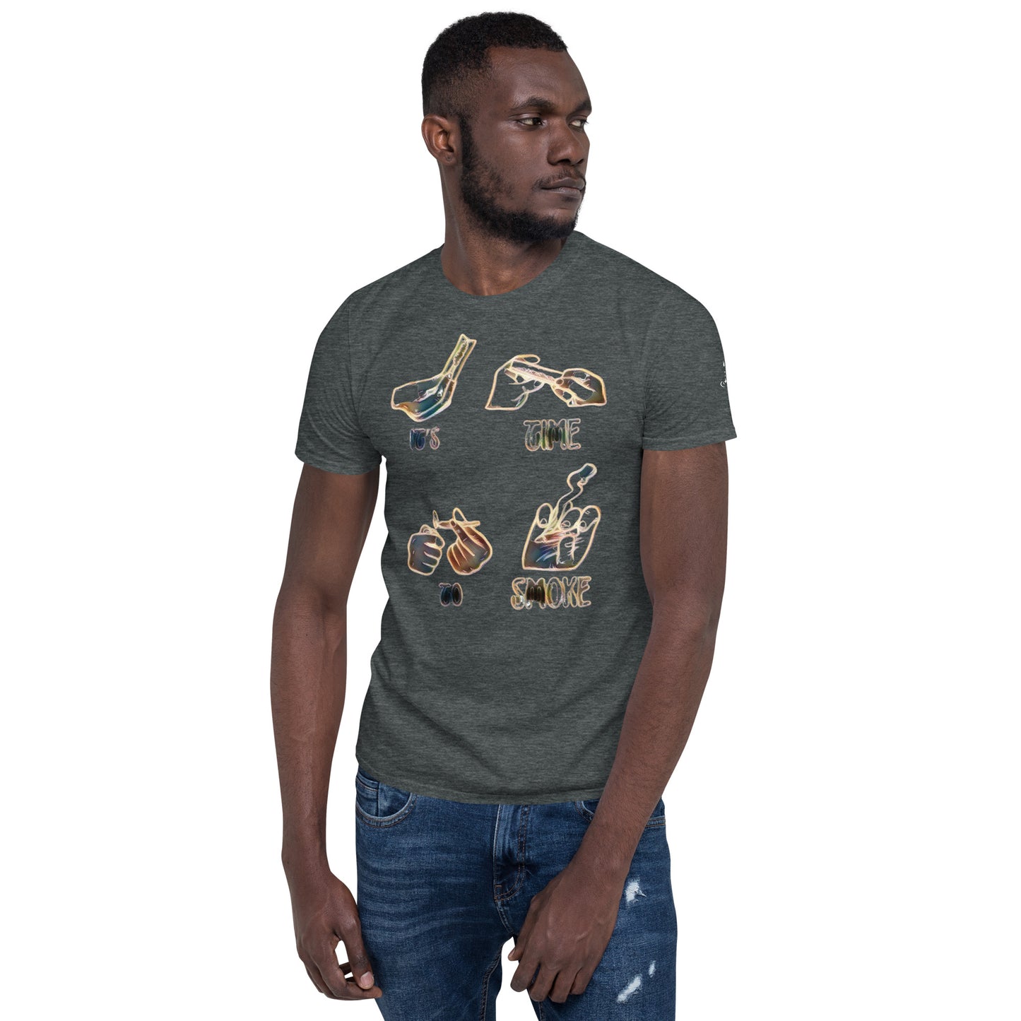 Short-Sleeve Unisex T-Shirt It's about that time black and gold