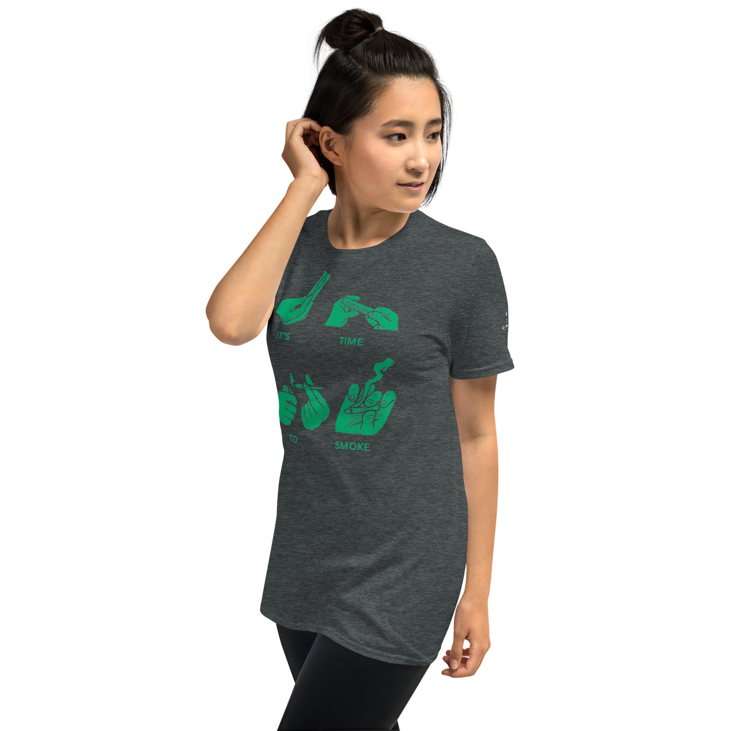 Short-Sleeve Unisex T-Shirt It's about that time solid green