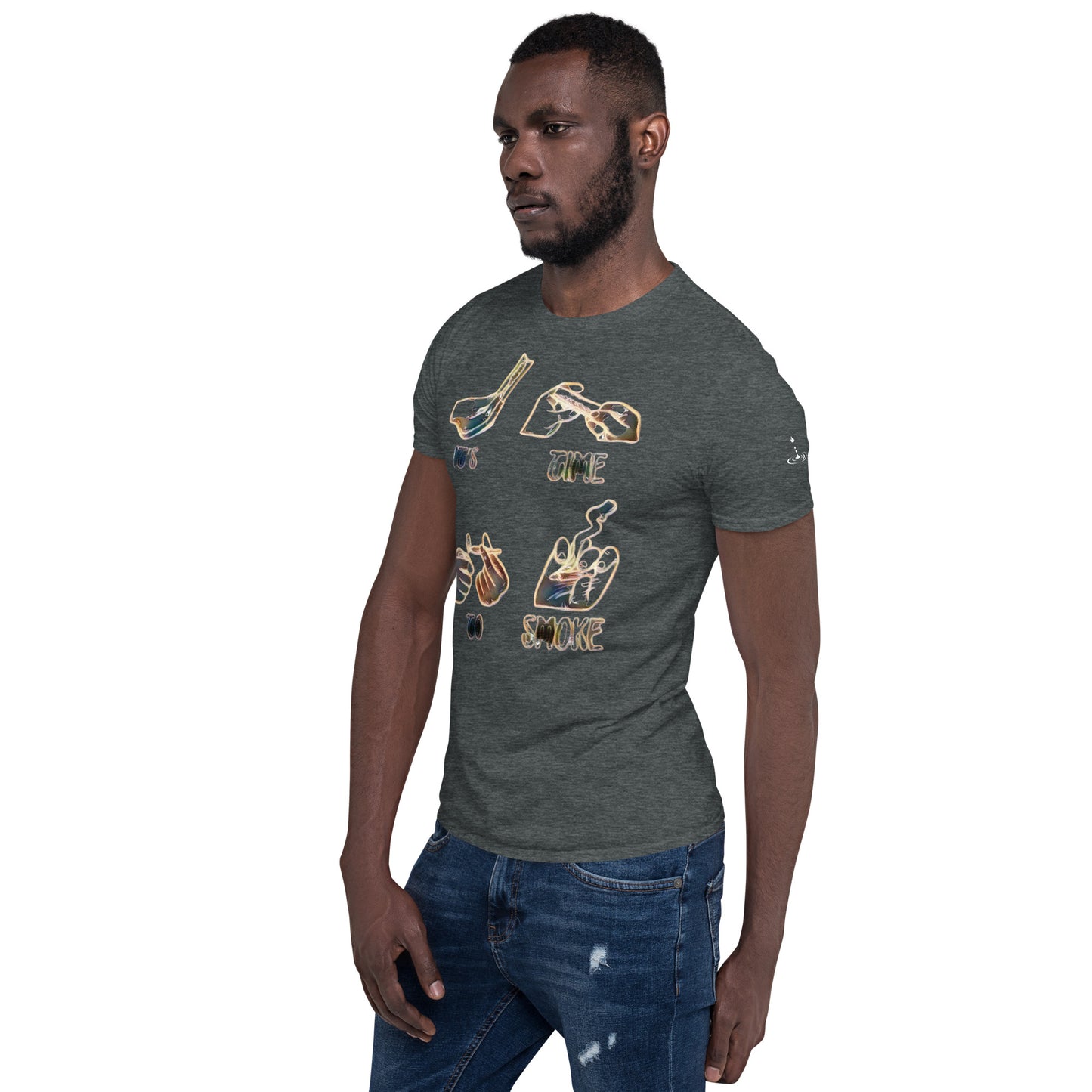 Short-Sleeve Unisex T-Shirt It's about that time black and gold