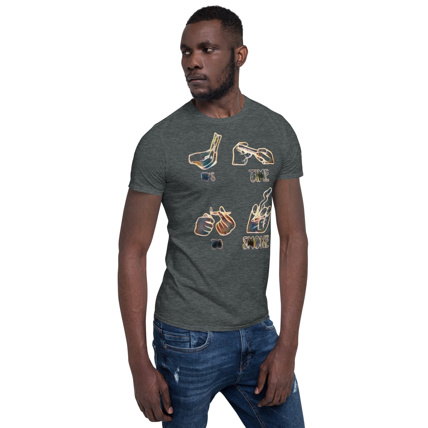 Short-Sleeve Unisex T-Shirt It's about that time black and gold