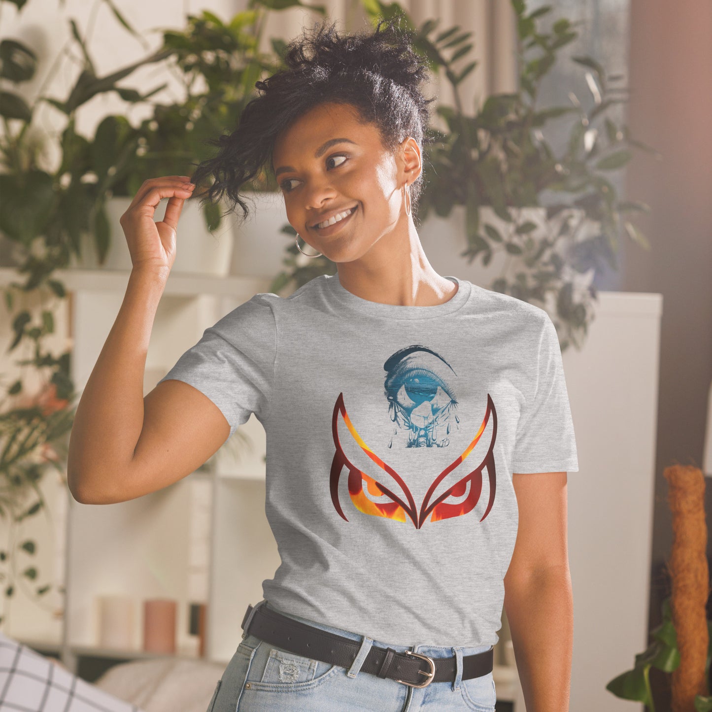 3rd eye Whoo Fire and Water Short-Sleeve Unisex T-Shirt