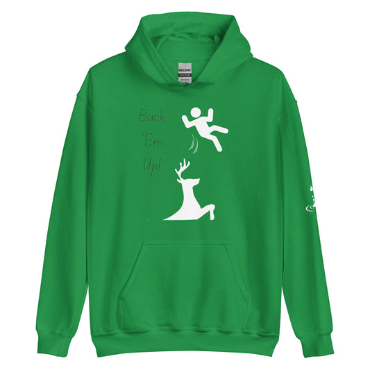 Unisex Hoodie Buck em up (w/ Flame)