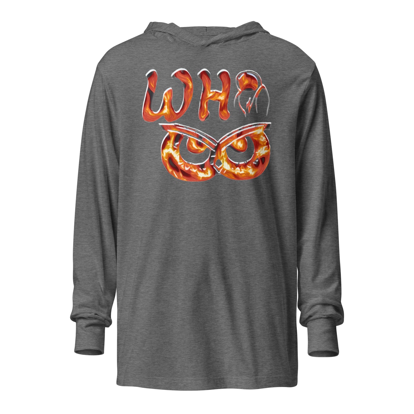 Hooded long-sleeve tee Fire WHoo 2.0