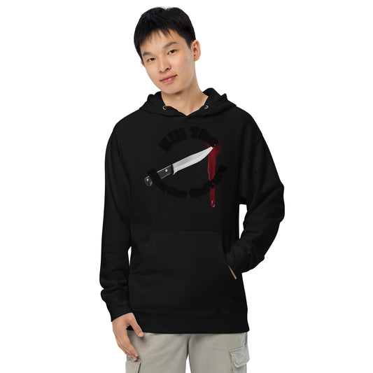 Unisex midweight hoodie blk/blk