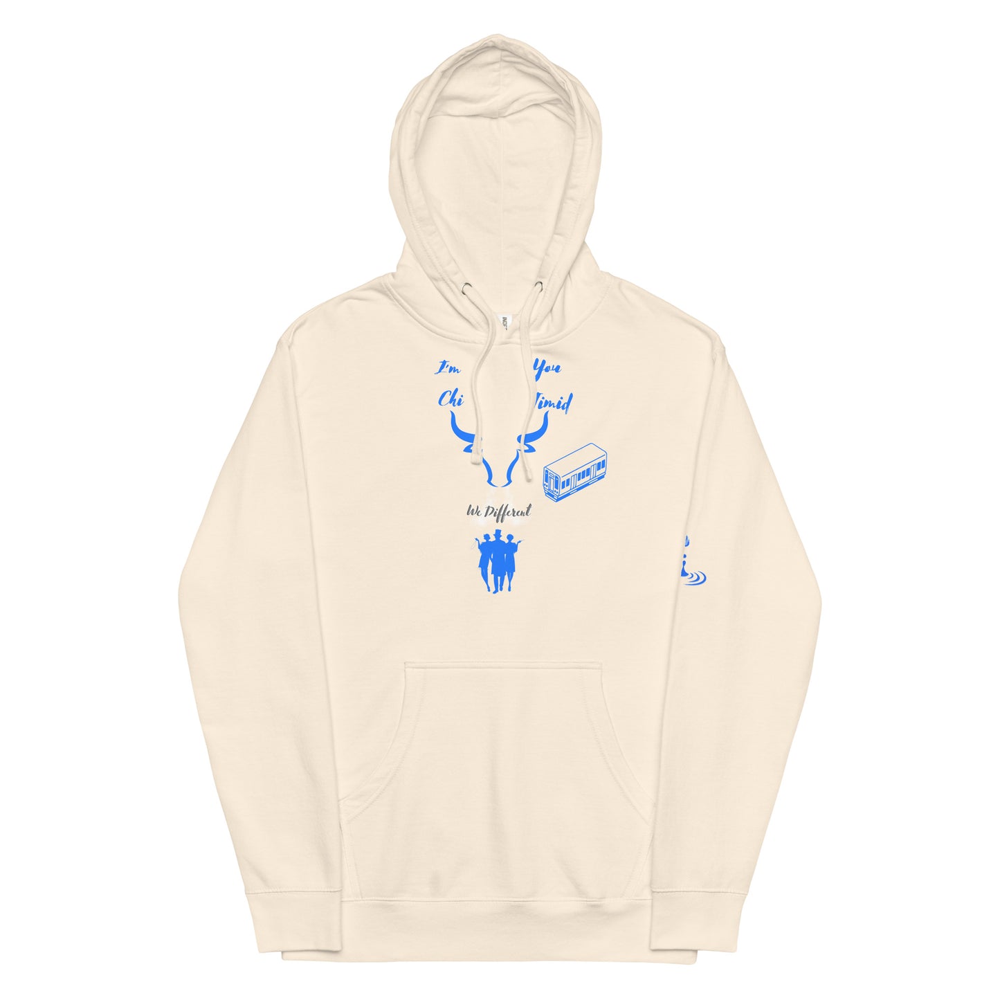 Unisex midweight hoodie Chi baby blue