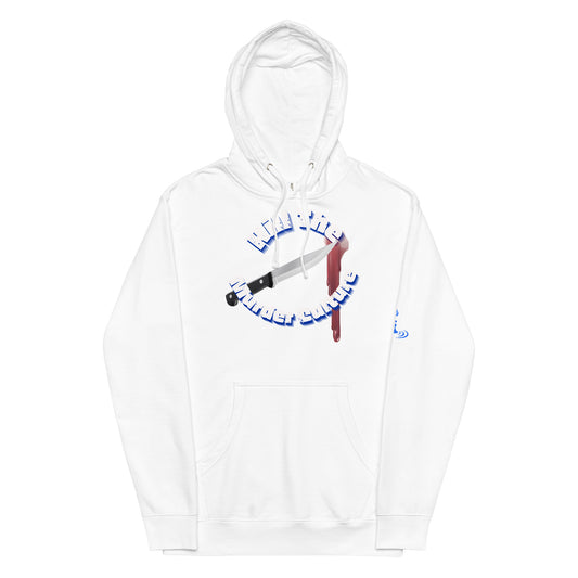 Unisex midweight hoodie KMC wht/blue