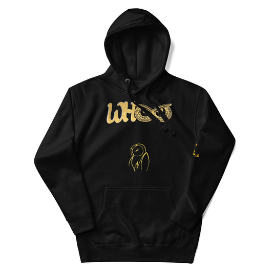 Unisex Hoodie WHoo Gold