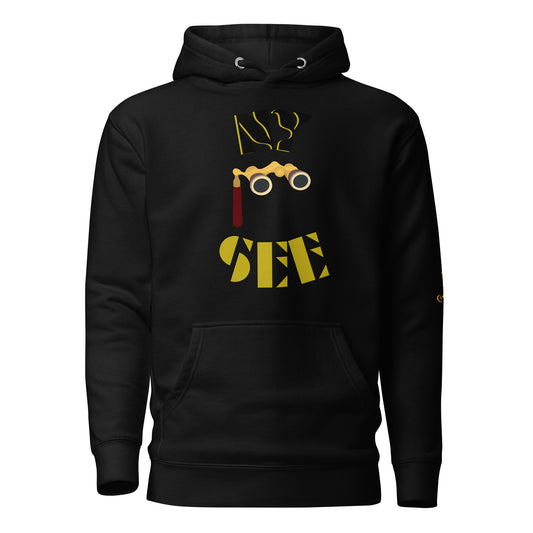 Unisex Hoodie NY See Binoculars