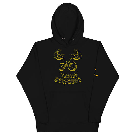 Unisex Hoodie 70 Years Strong