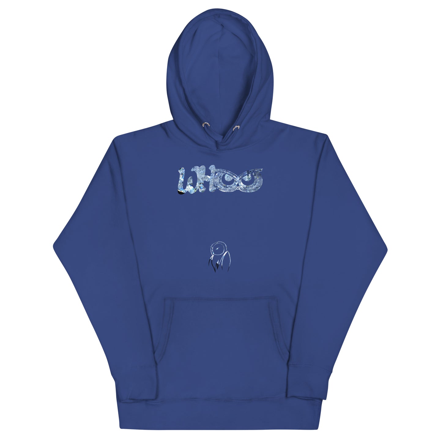 Unisex Hoodie WHoo Blue Crystal