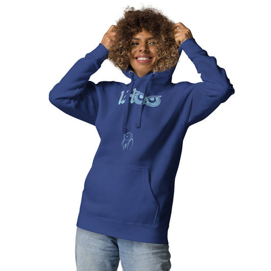 Unisex Hoodie WHoo Blue Hues