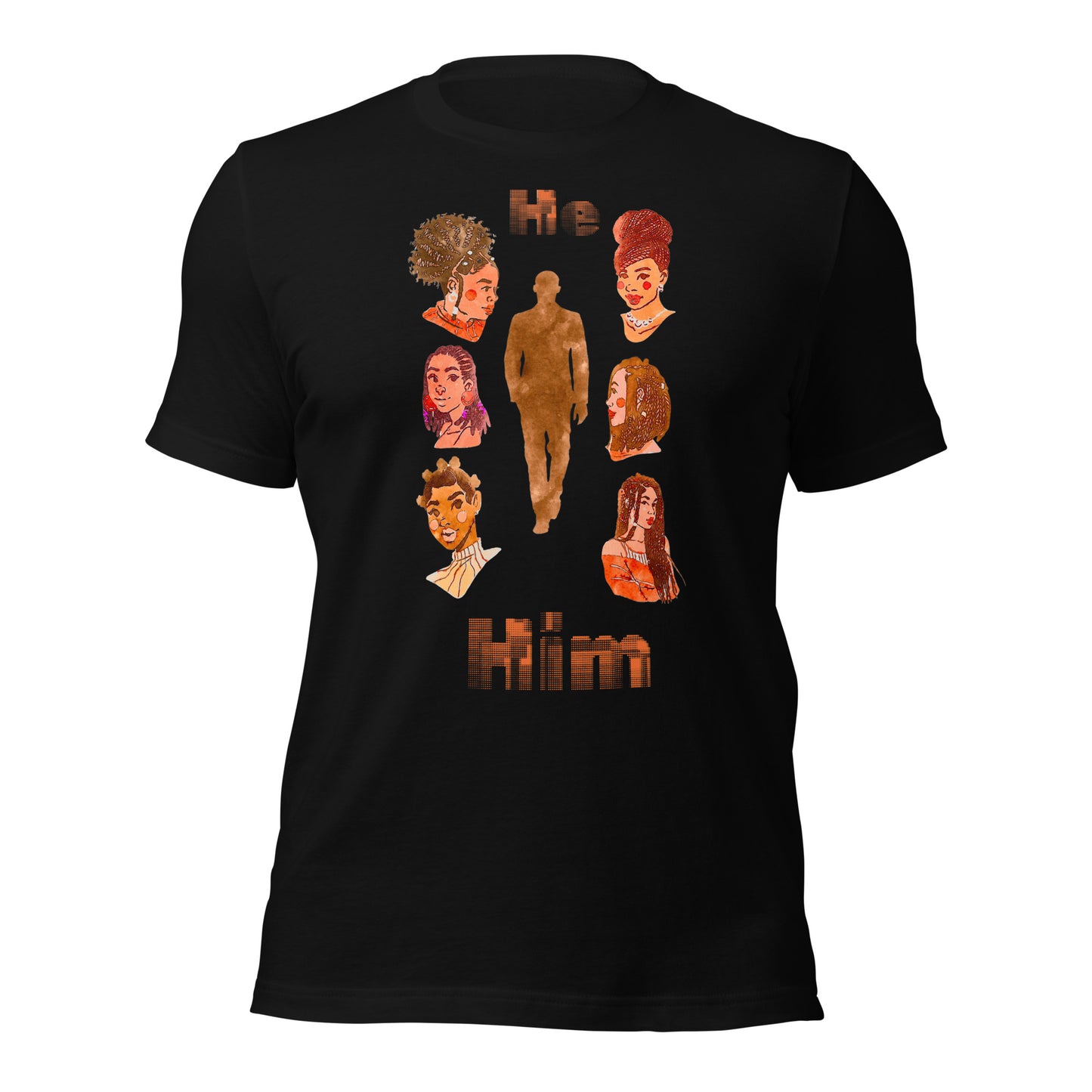 Unisex t-shirt He Him 2