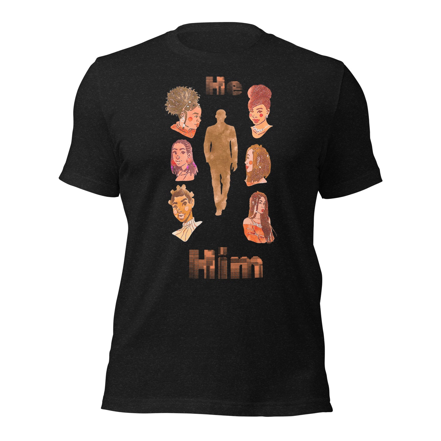 Unisex t-shirt He Him 2