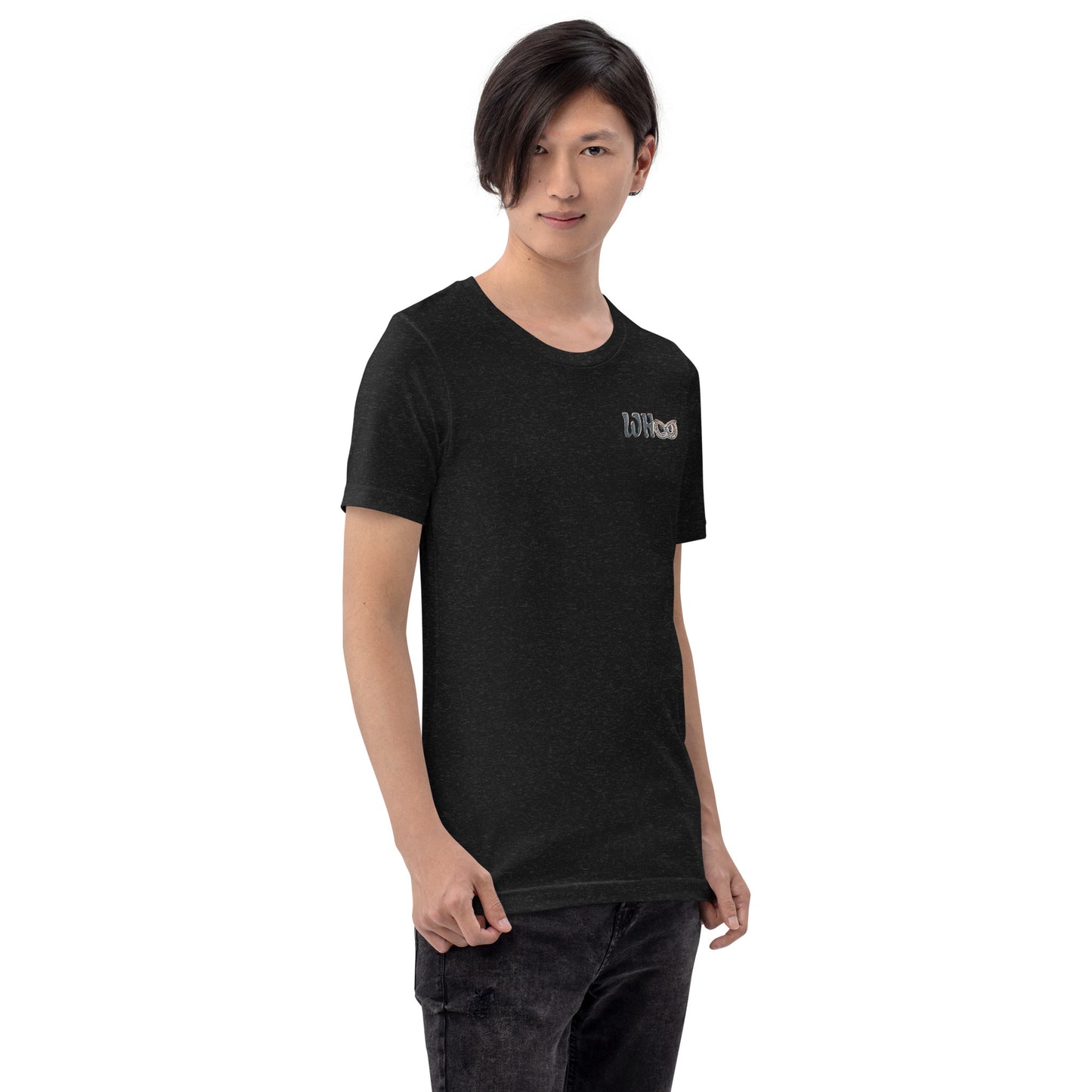 Unisex t-shirt Gold Trim WHoo corner pocket