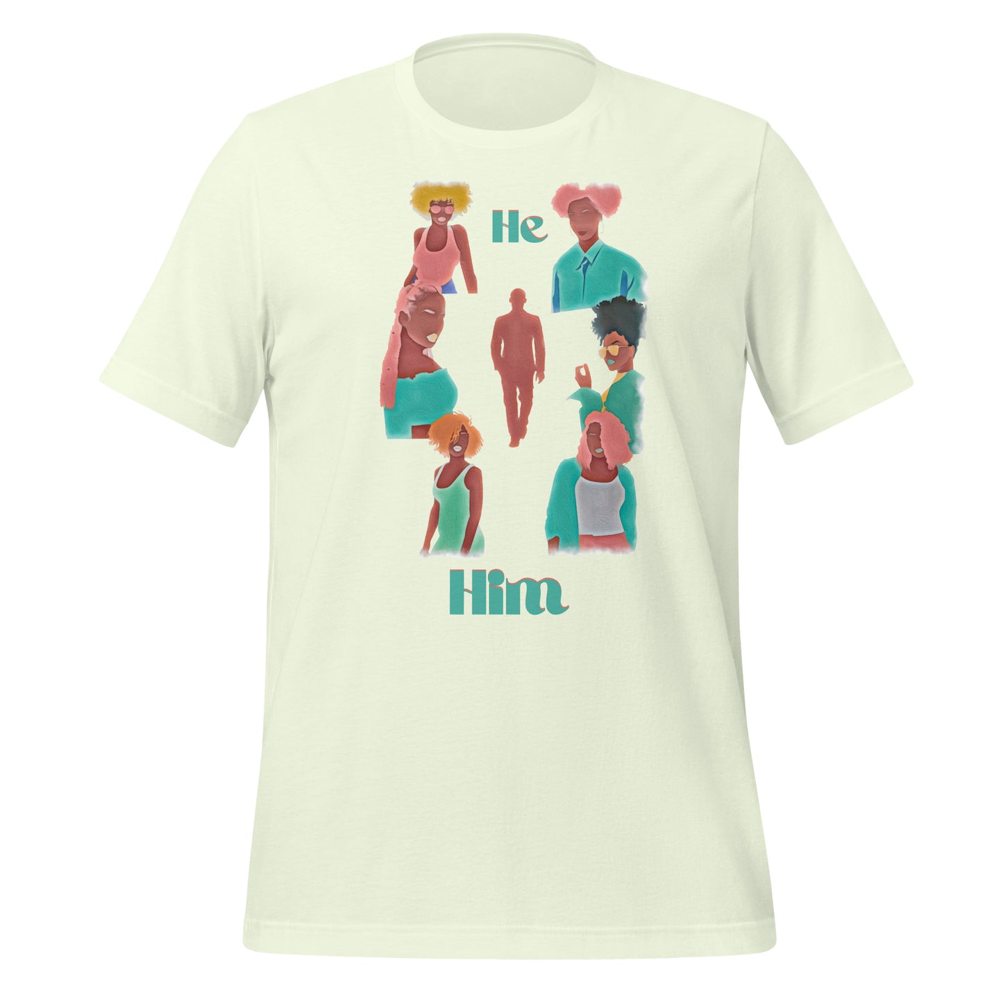 Unisex t-shirt He Him 3