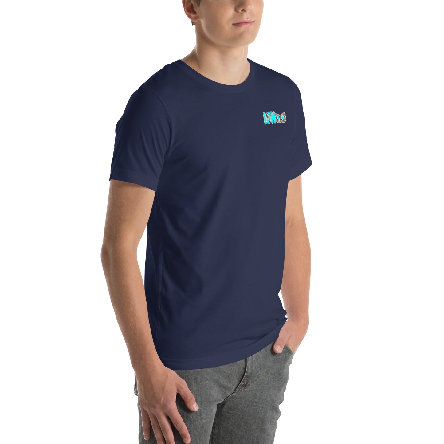 Unisex t-shirt Blue Glow WHoo