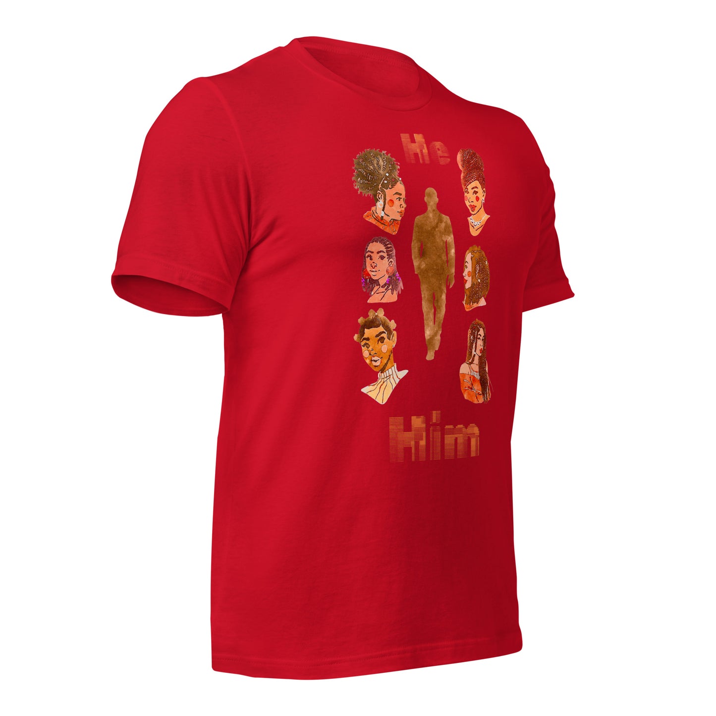 Unisex t-shirt He Him 2