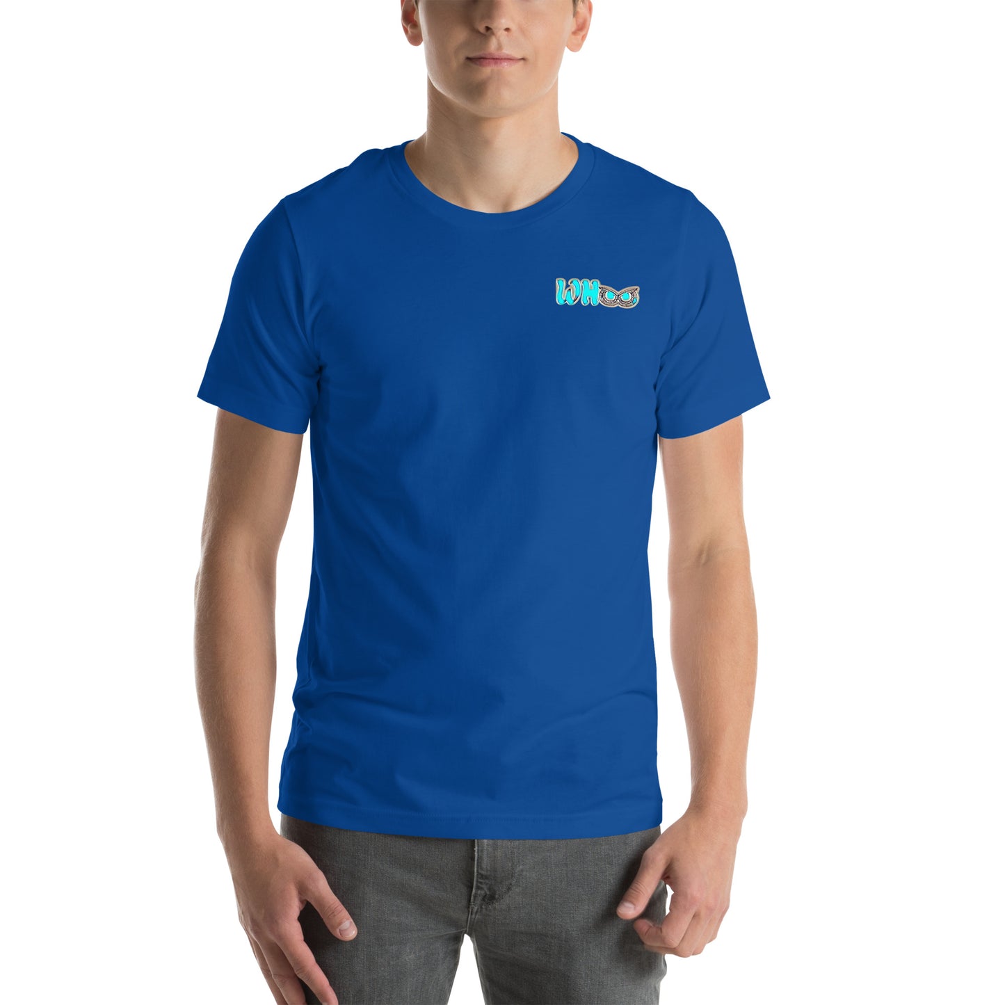 Unisex t-shirt Blue Glow WHoo