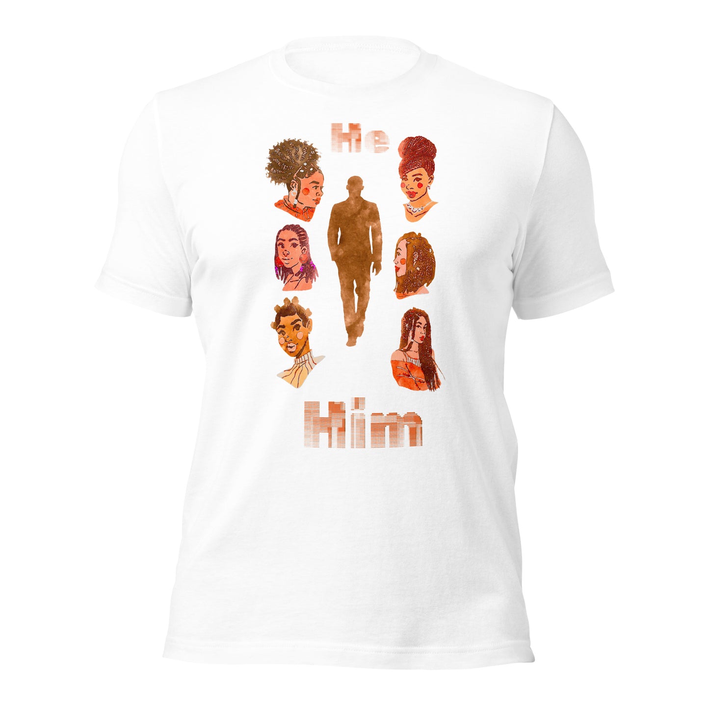 Unisex t-shirt He Him 2