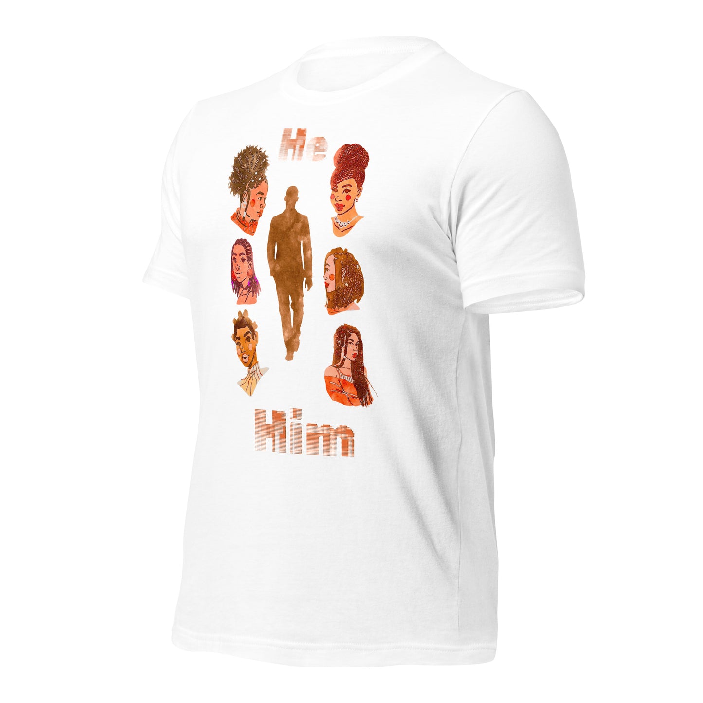 Unisex t-shirt He Him 2