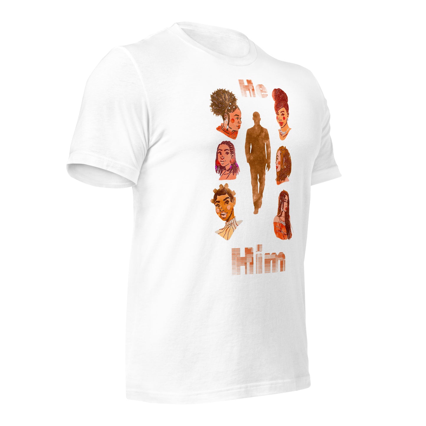 Unisex t-shirt He Him 2