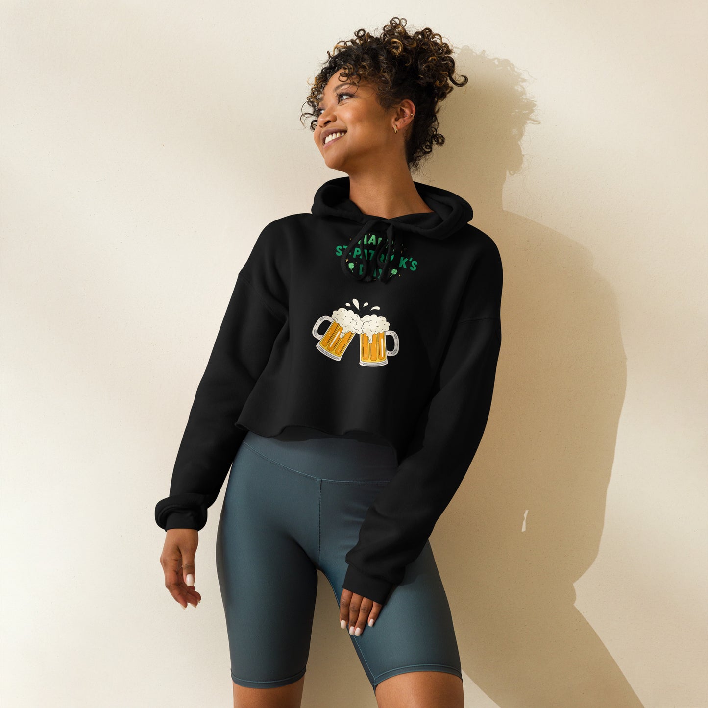 Crop Hoodie St. Patty's Day