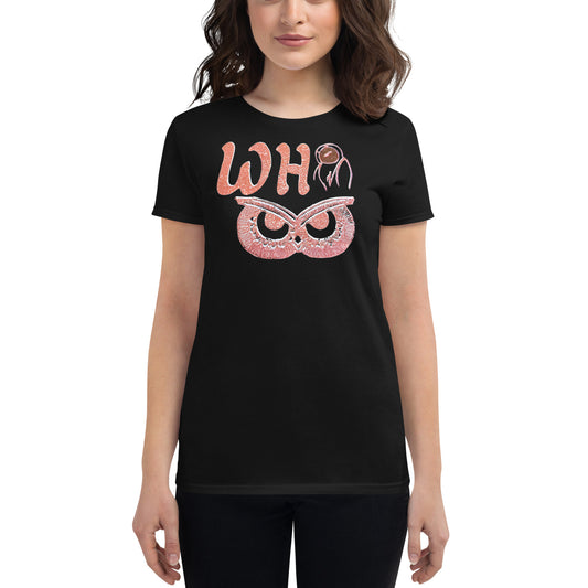 Women's short sleeve t-shirt Pink Glitt