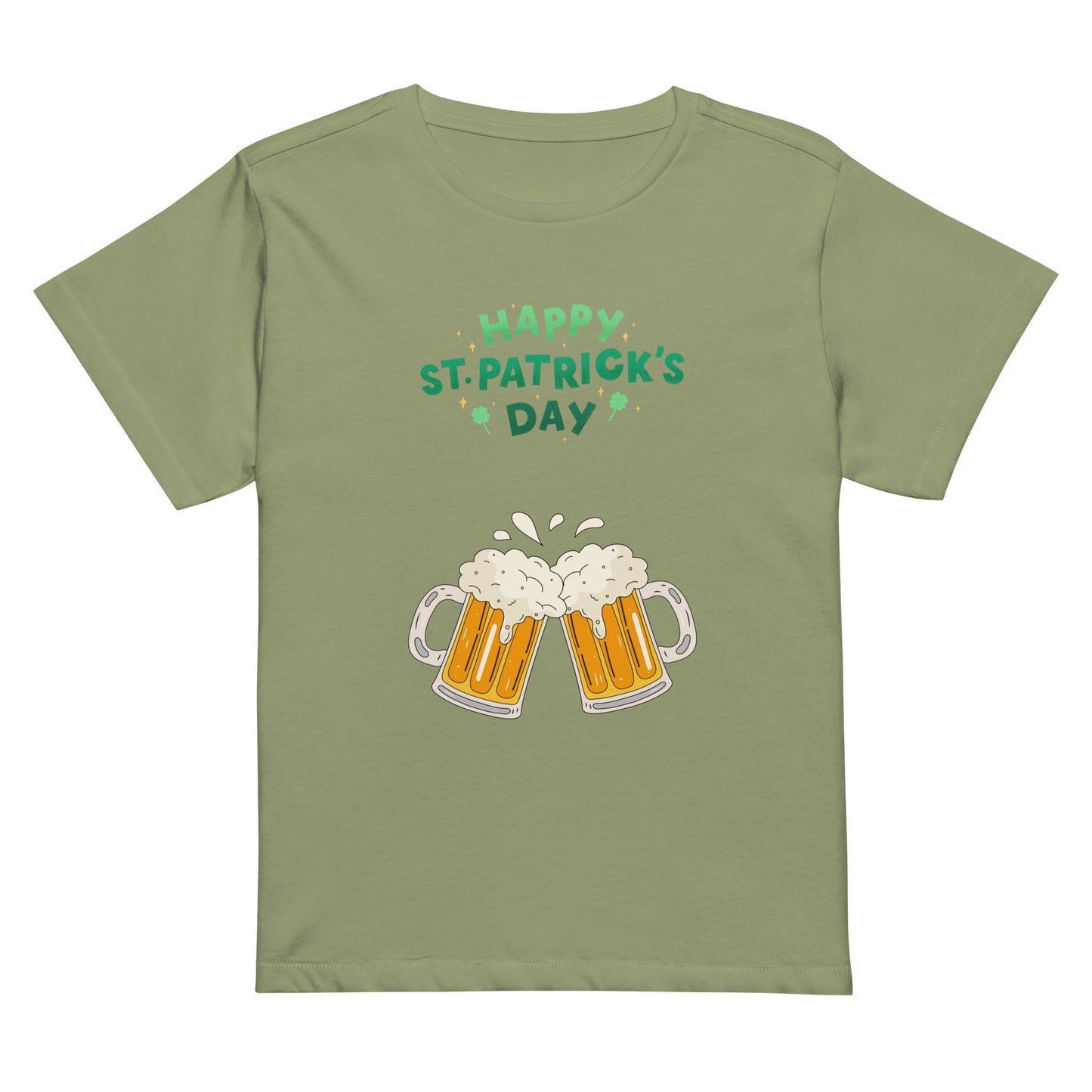 Women’s high-waisted t-shirt St. Patty's Day