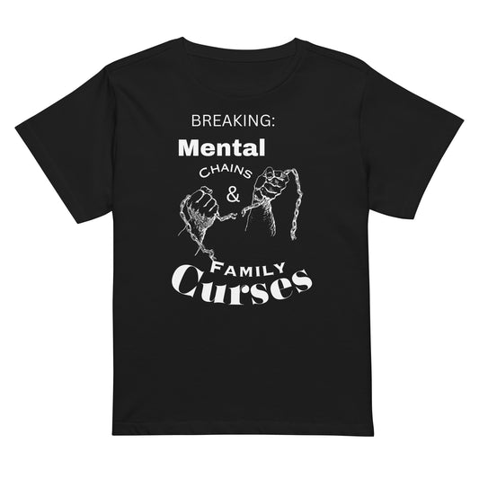 Women’s high-waisted t-shirt Breaking News