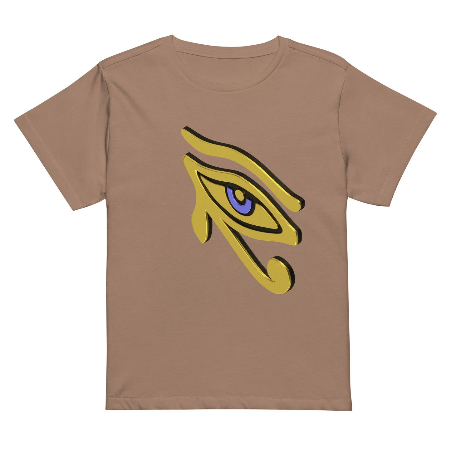 Women’s high-waisted t-shirt eye of horus