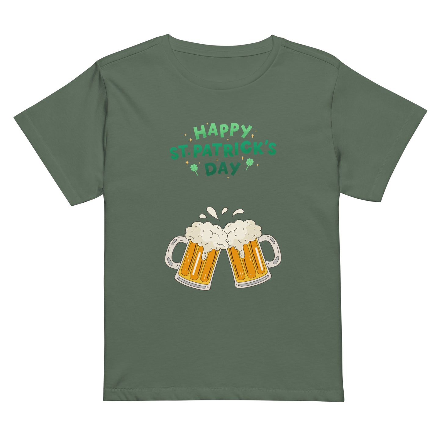 Women’s high-waisted t-shirt St. Patty's Day