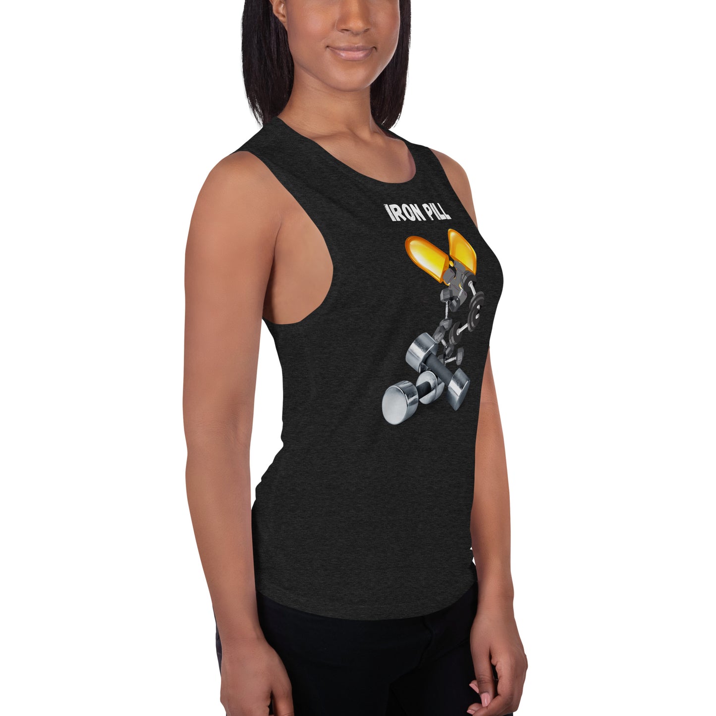 Ladies’ Muscle Tank Iron Pill 3