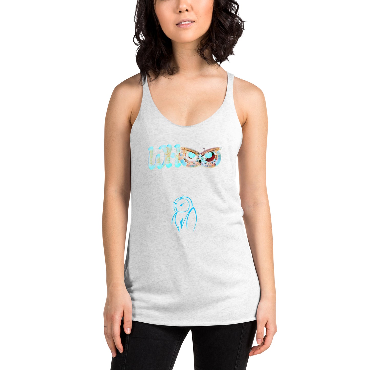 Women's Racerback Tank WHOO island