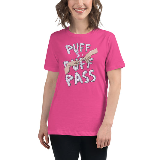 Women's Relaxed T-Shirt Puff Pass