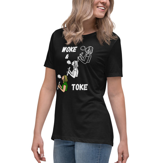 Women's Relaxed T-Shirt Woke and Toke ii