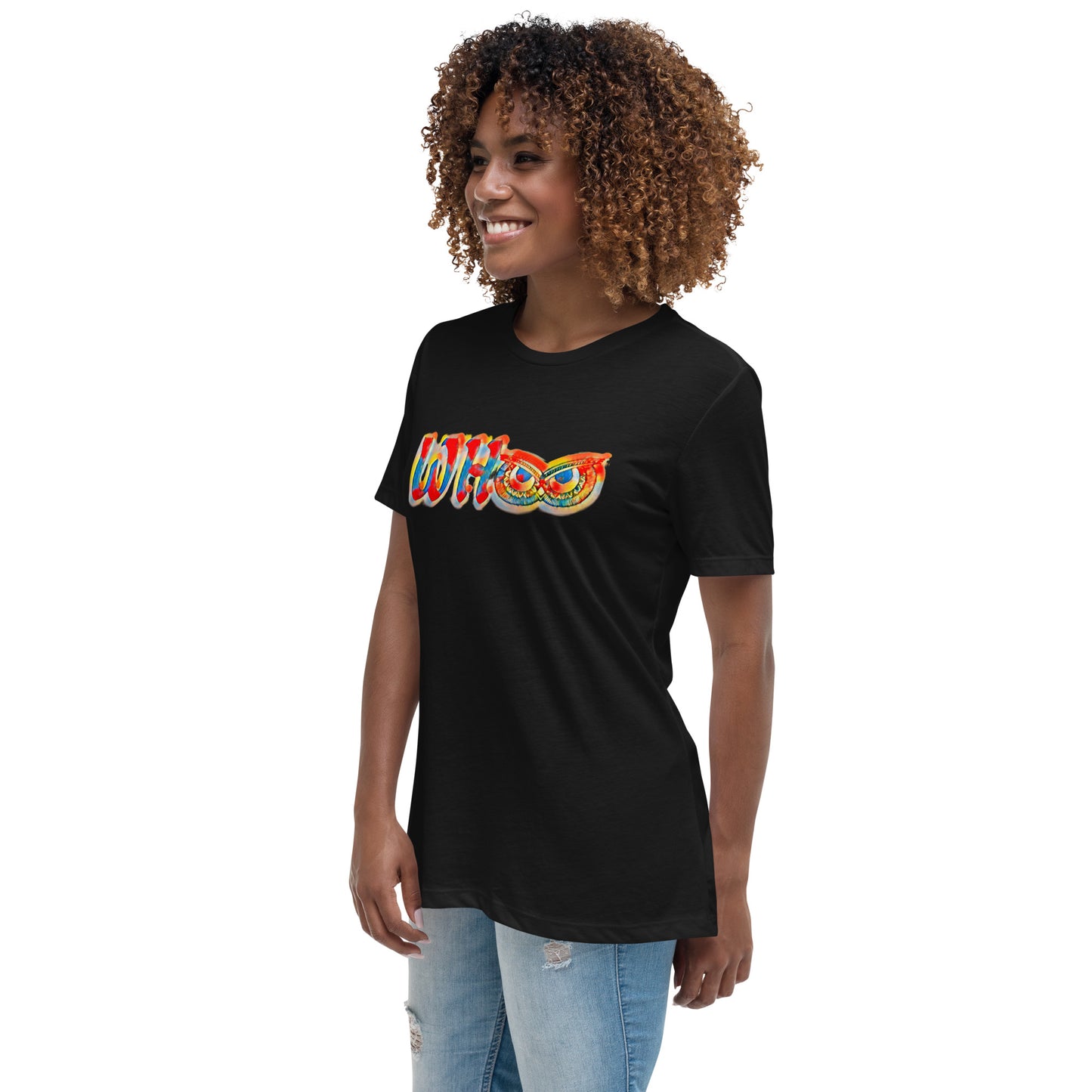 Women's Relaxed T-Shirt WHoo Sherbet