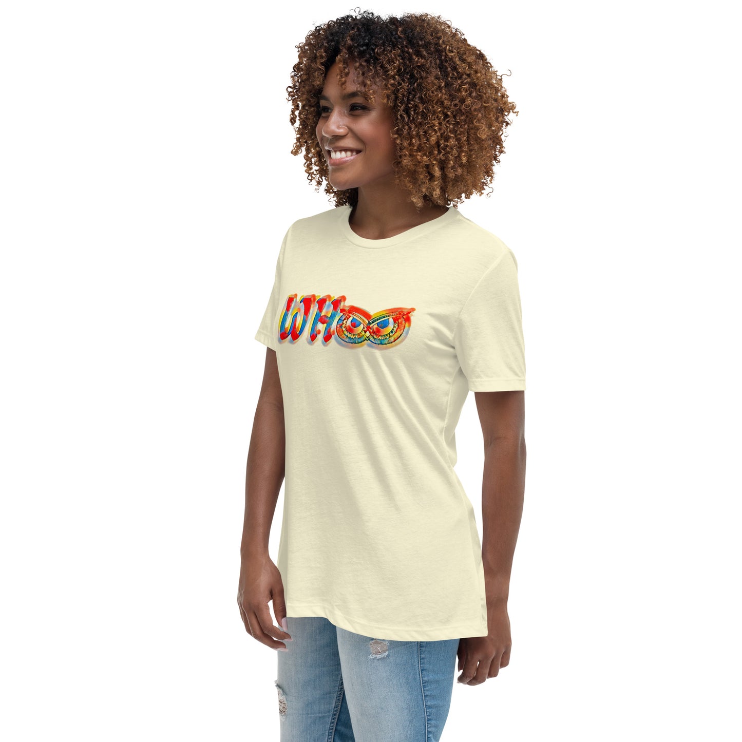 Women's Relaxed T-Shirt WHoo Sherbet