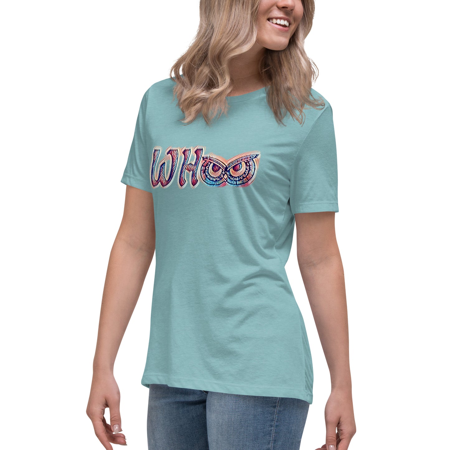 Women's Relaxed T-Shirt WHoo Prism 2