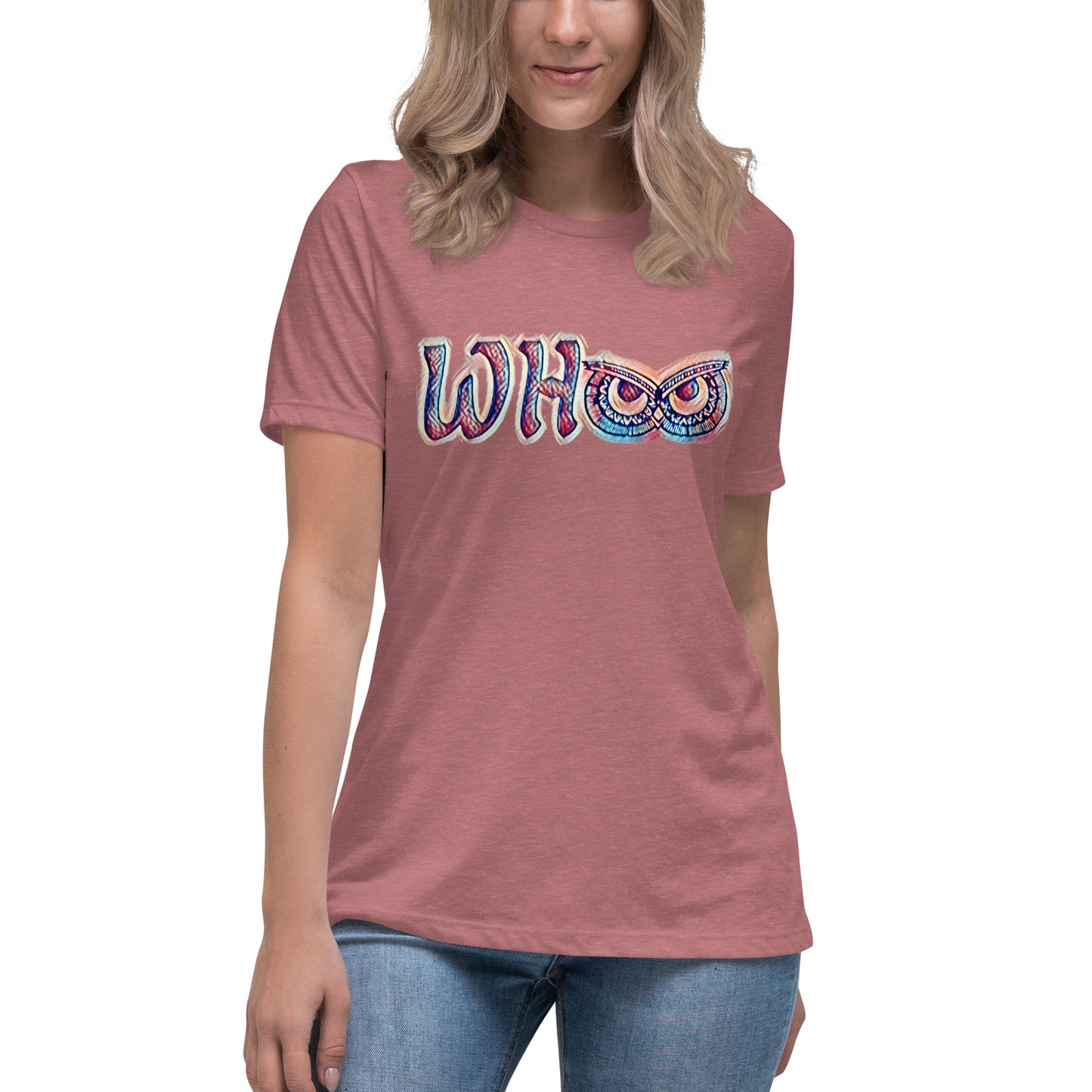 Women's Relaxed T-Shirt WHoo Prism 2