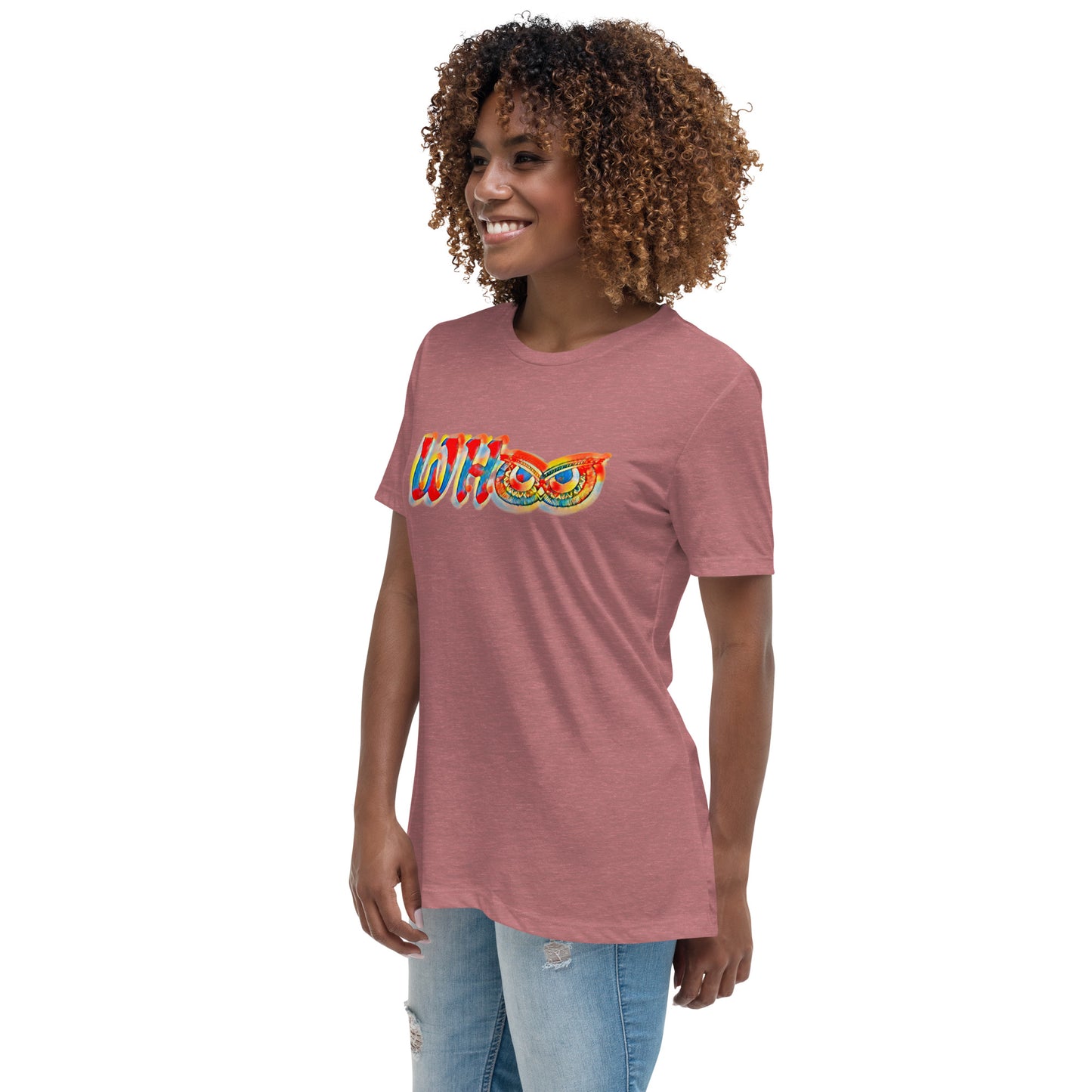 Women's Relaxed T-Shirt WHoo Sherbet