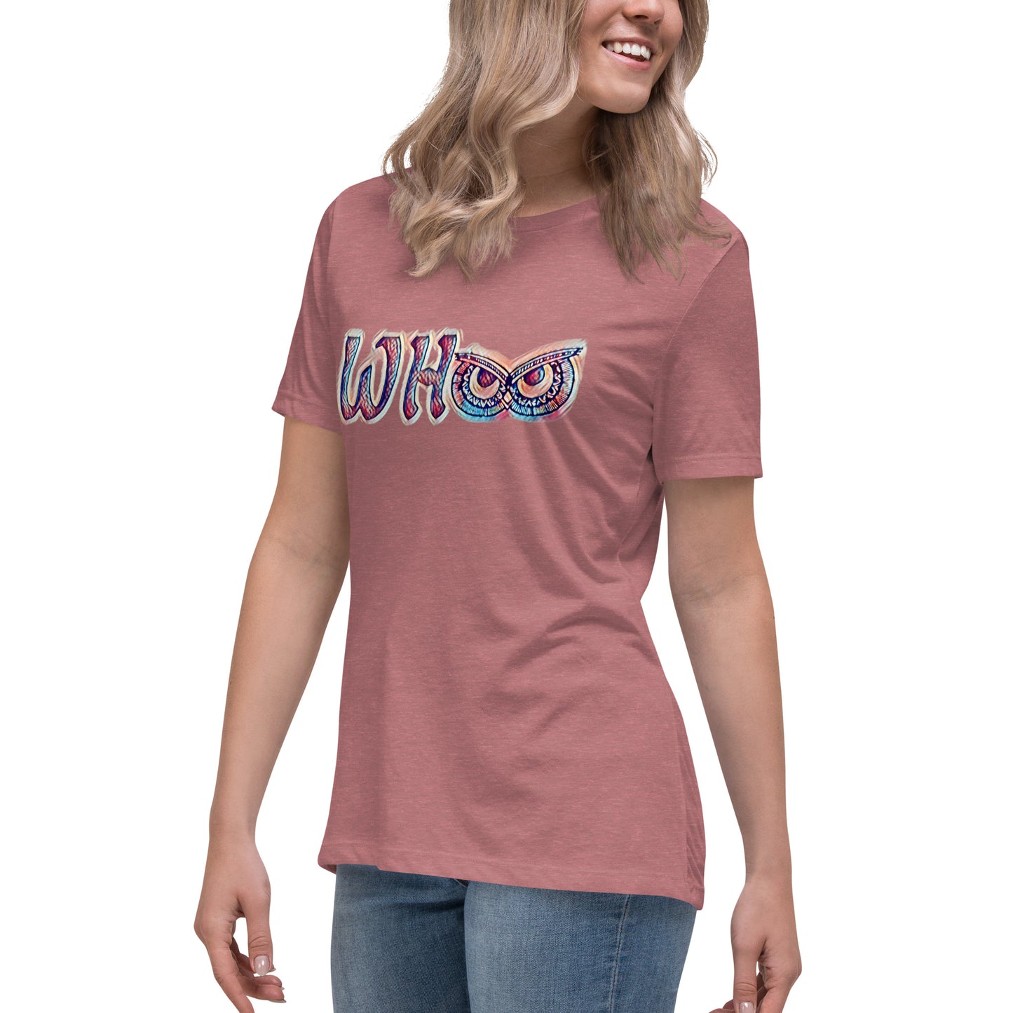 Women's Relaxed T-Shirt WHoo Prism 2