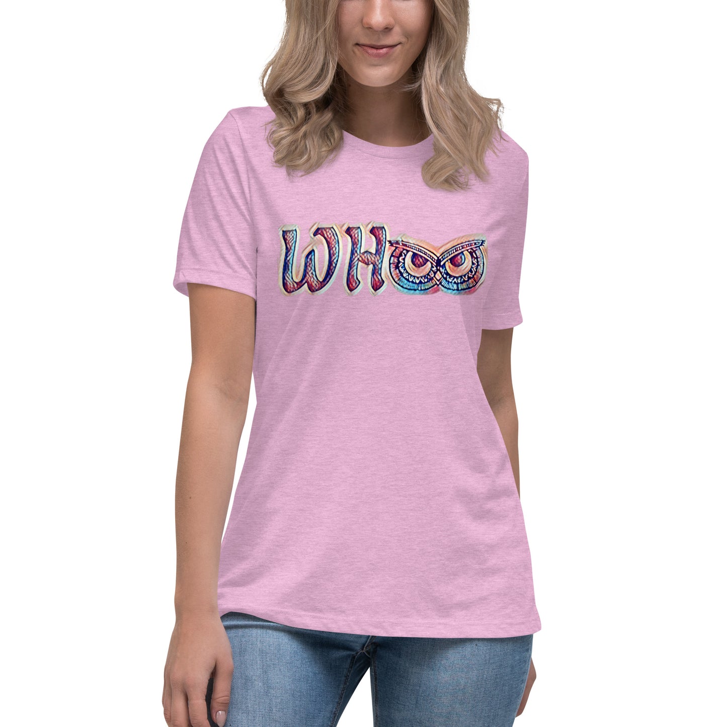 Women's Relaxed T-Shirt WHoo Prism 2