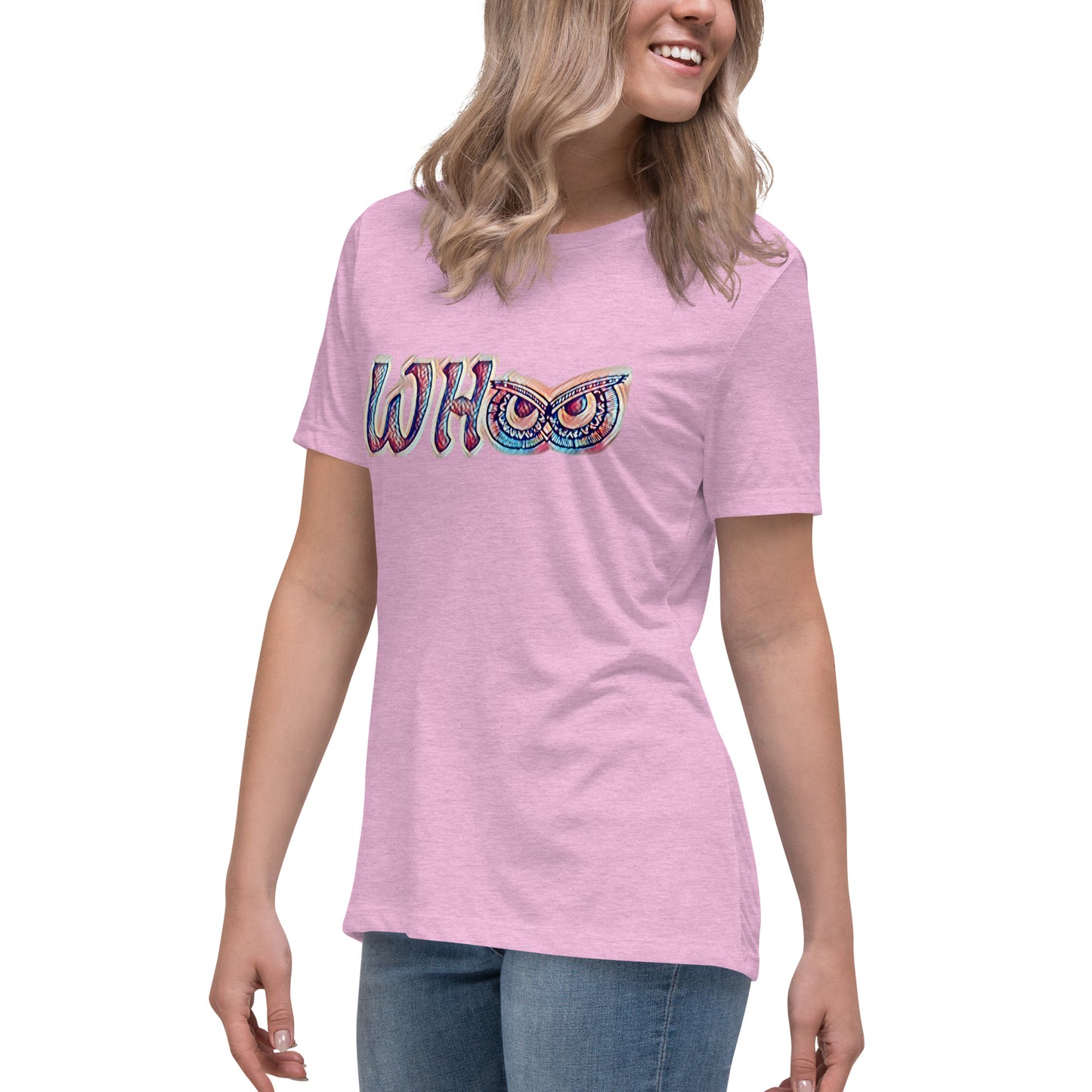 Women's Relaxed T-Shirt WHoo Prism 2