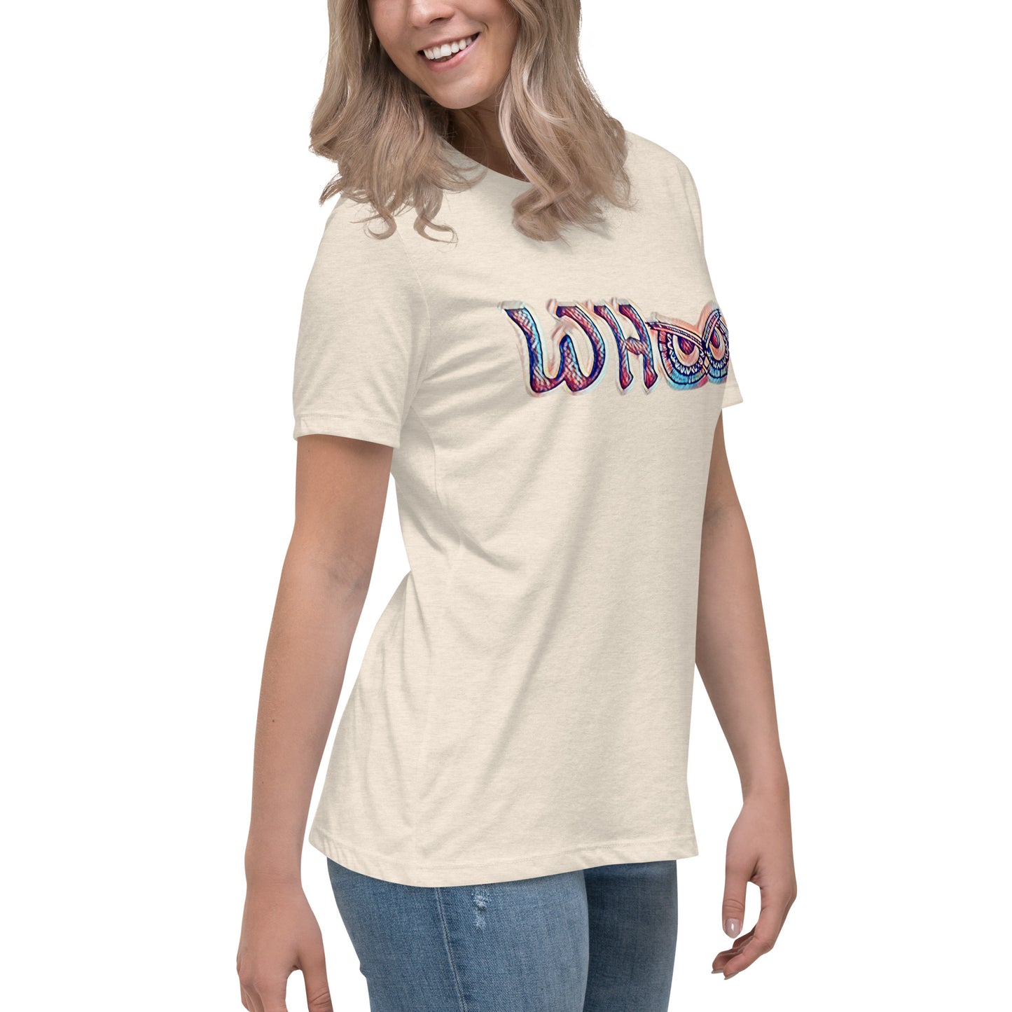 Women's Relaxed T-Shirt WHoo Prism 2